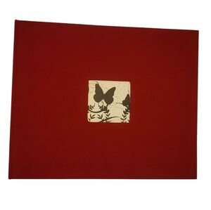 American Crafts Photo Album/Scrapbook with Window - Cardinal Red